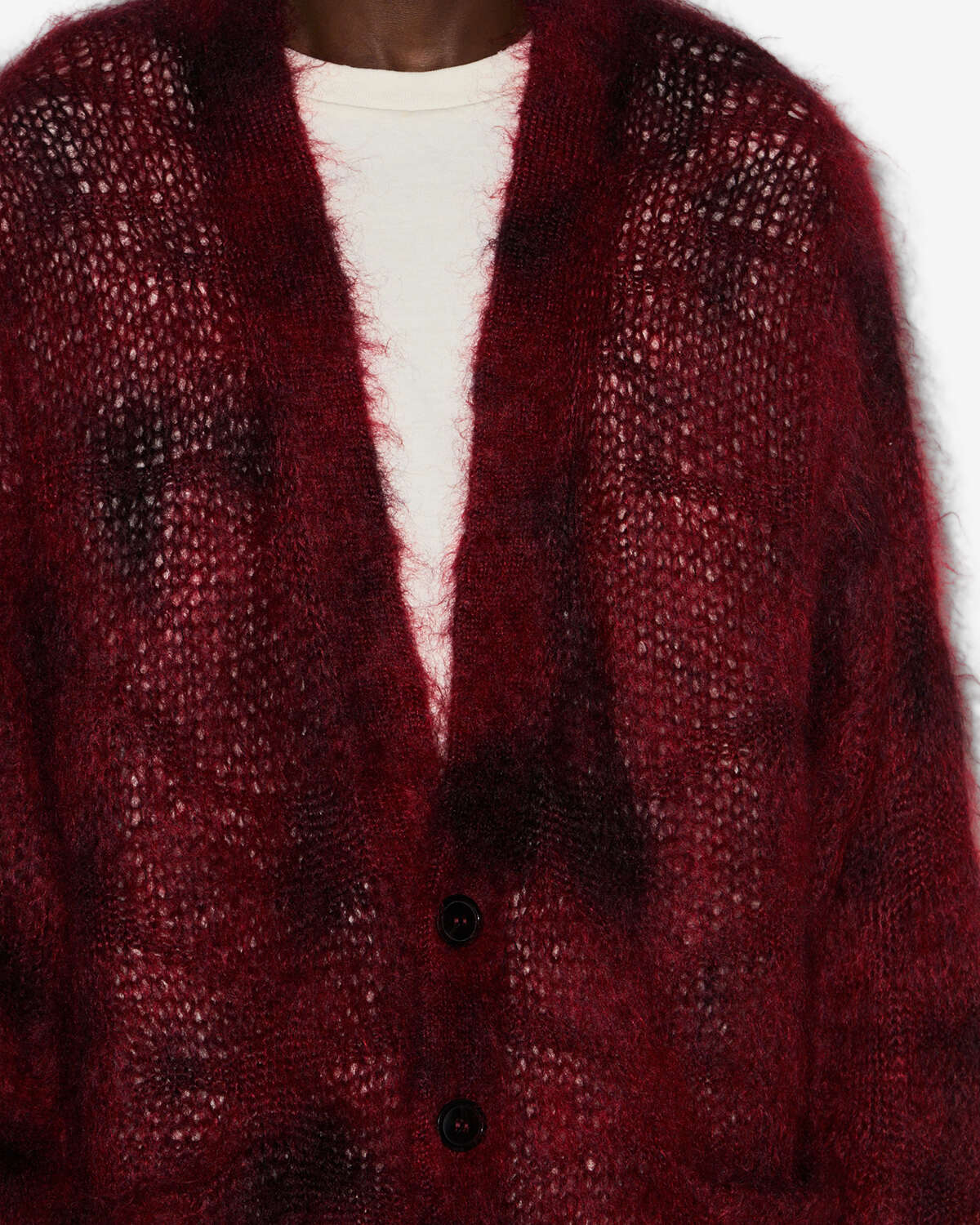 Mahel cardigan Man Deep red 2