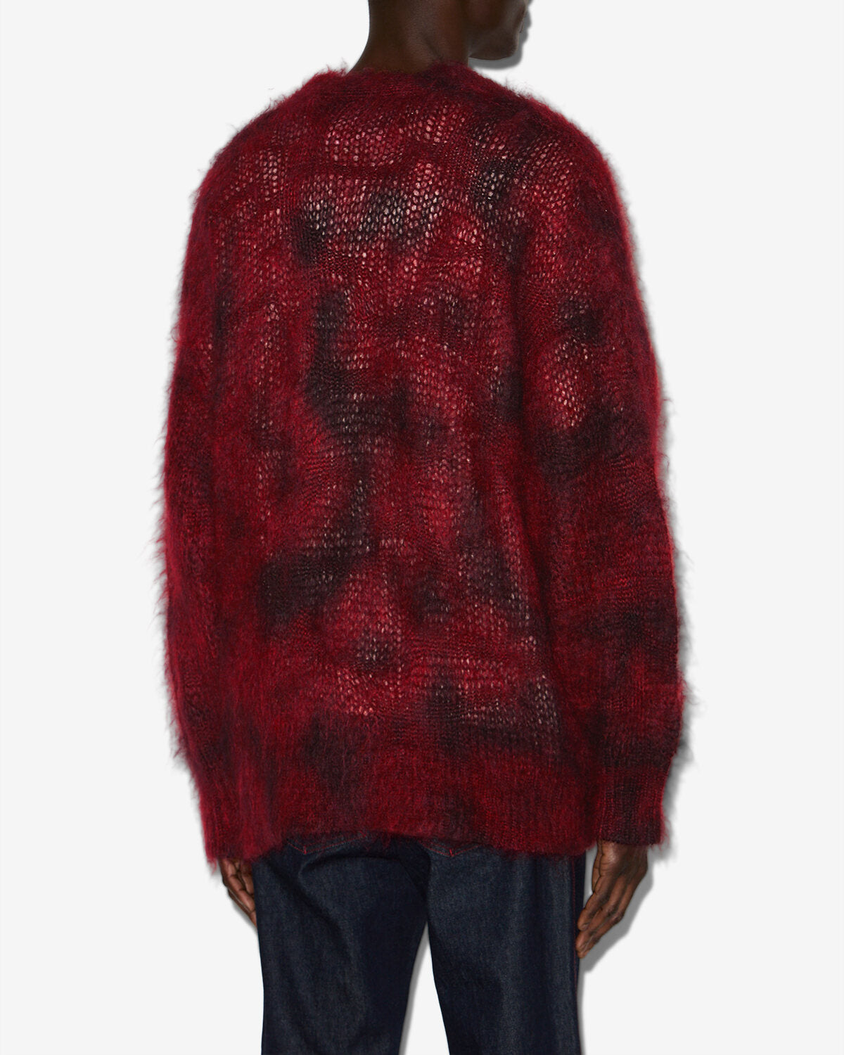 Mahel cardigan Man Deep red 3