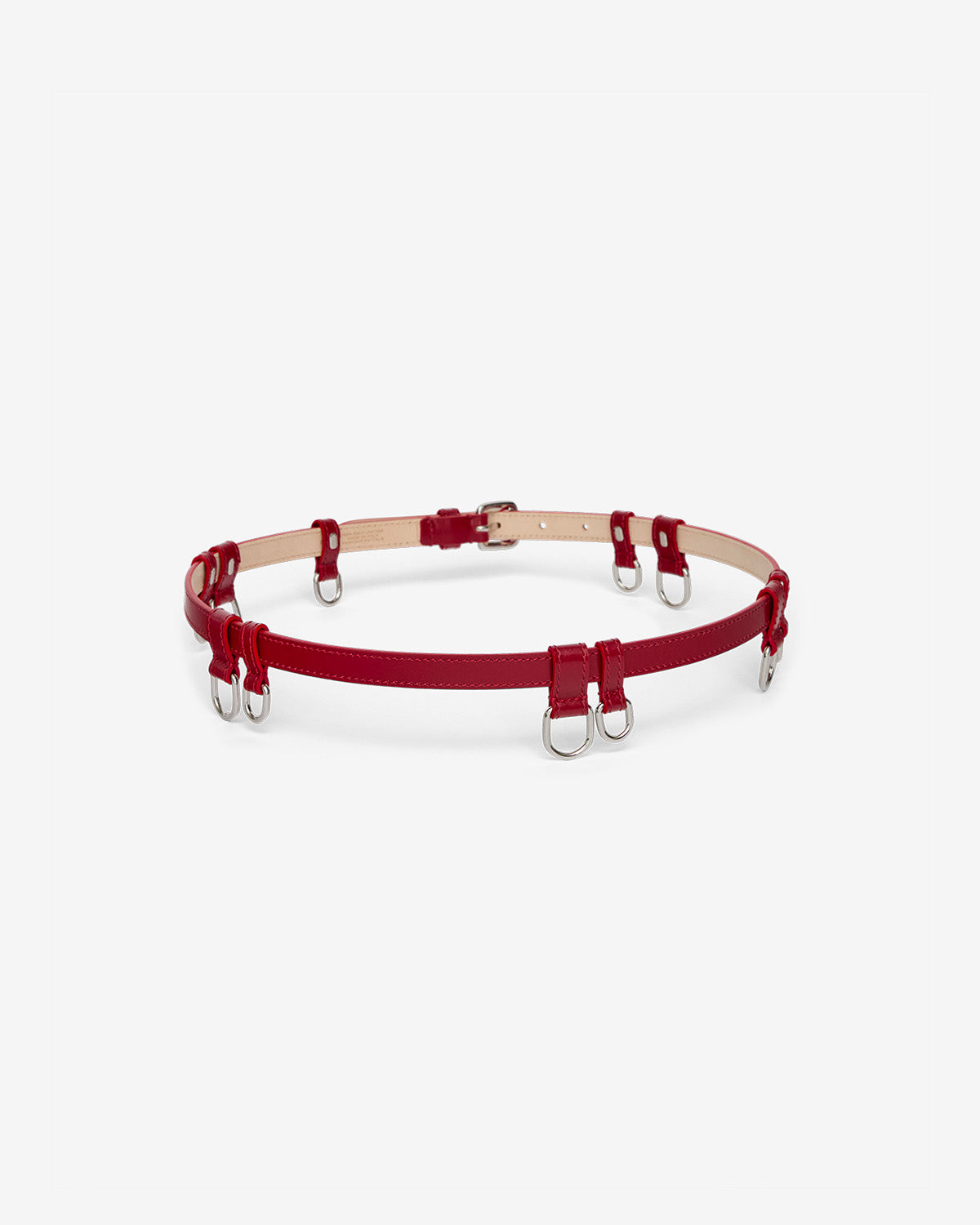 Gürtel chelsea Woman Deep red - silver 2