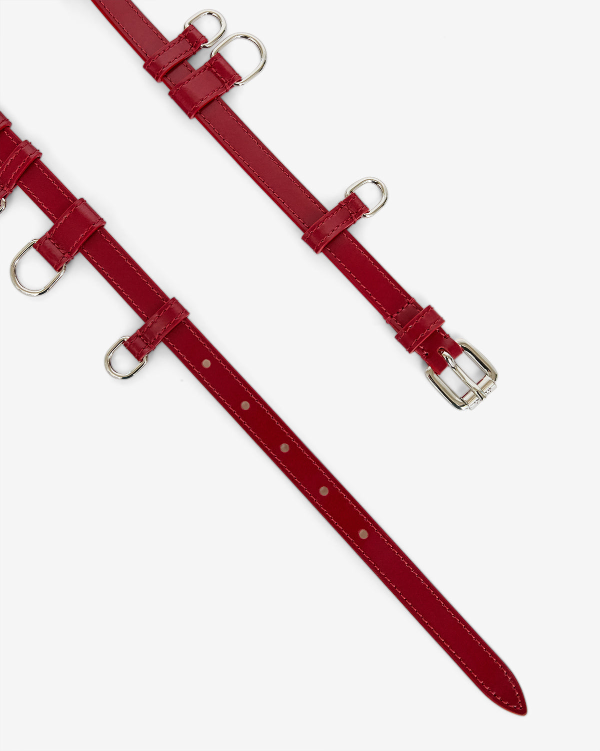 Cintura chelsea Woman Deep red - silver 2