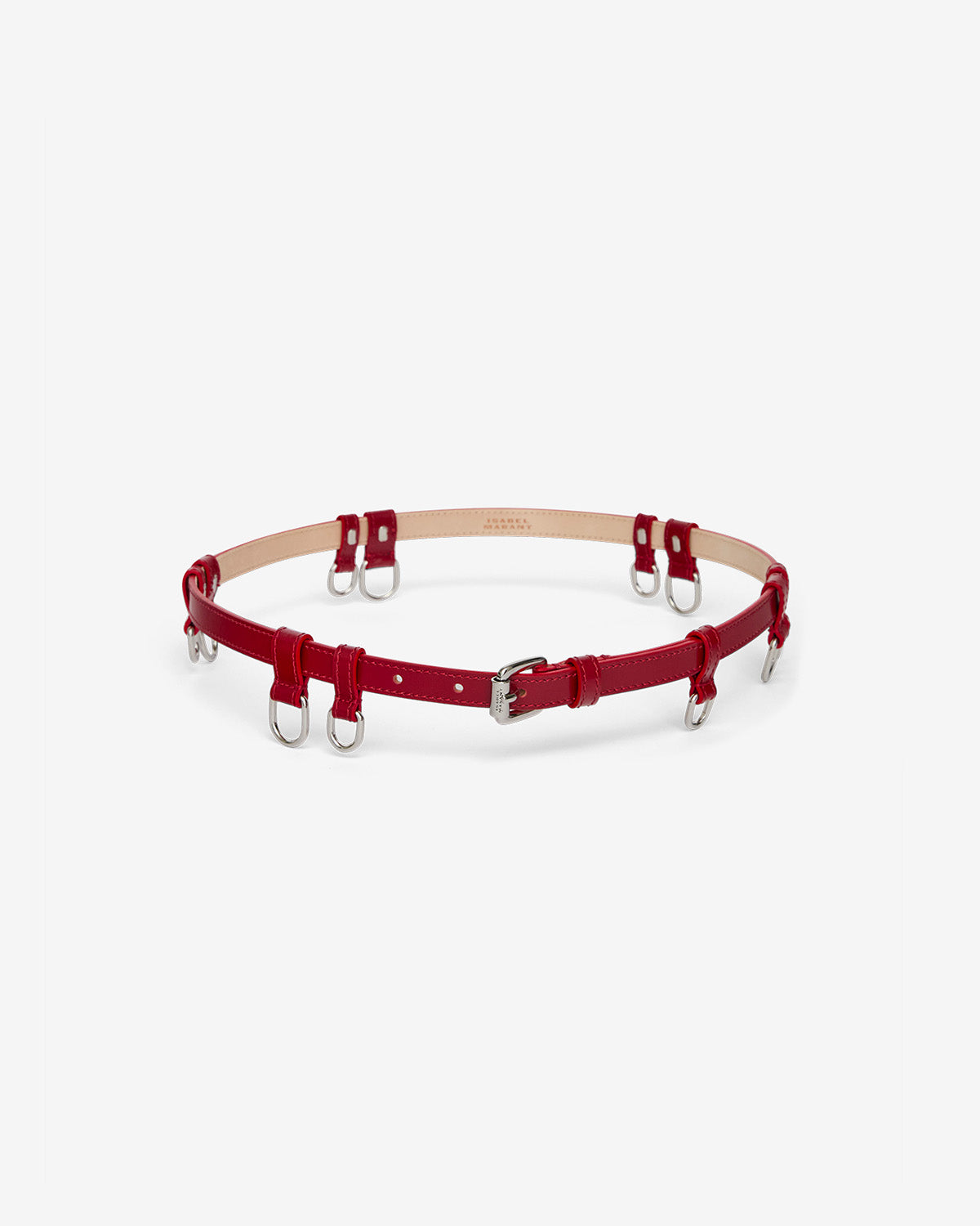 Gürtel chelsea Woman Deep red - silver 1