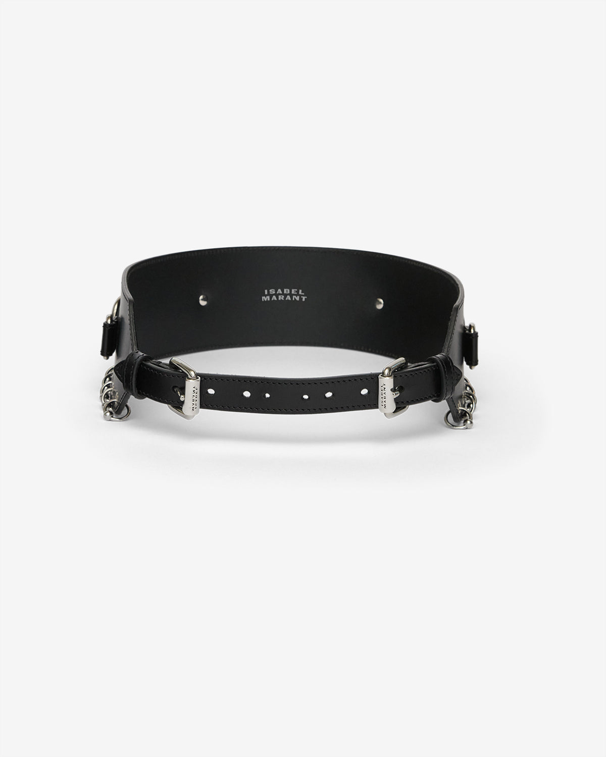 Brighton belt Woman Black and silver 2