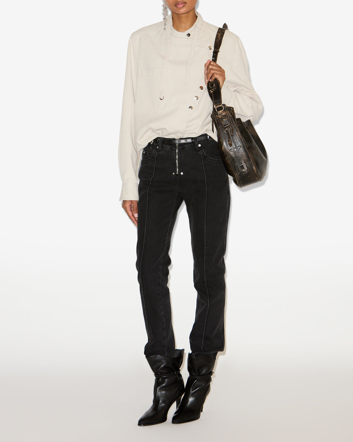 Tess 셔츠 Woman Off white 2