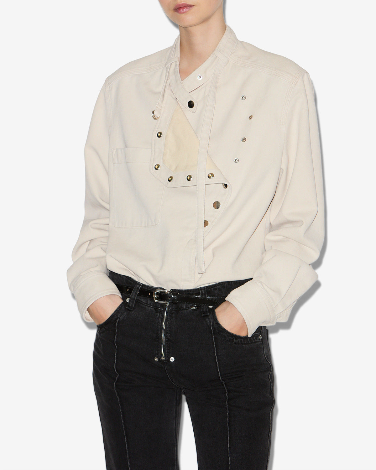 Tess 셔츠 Woman Off white 4