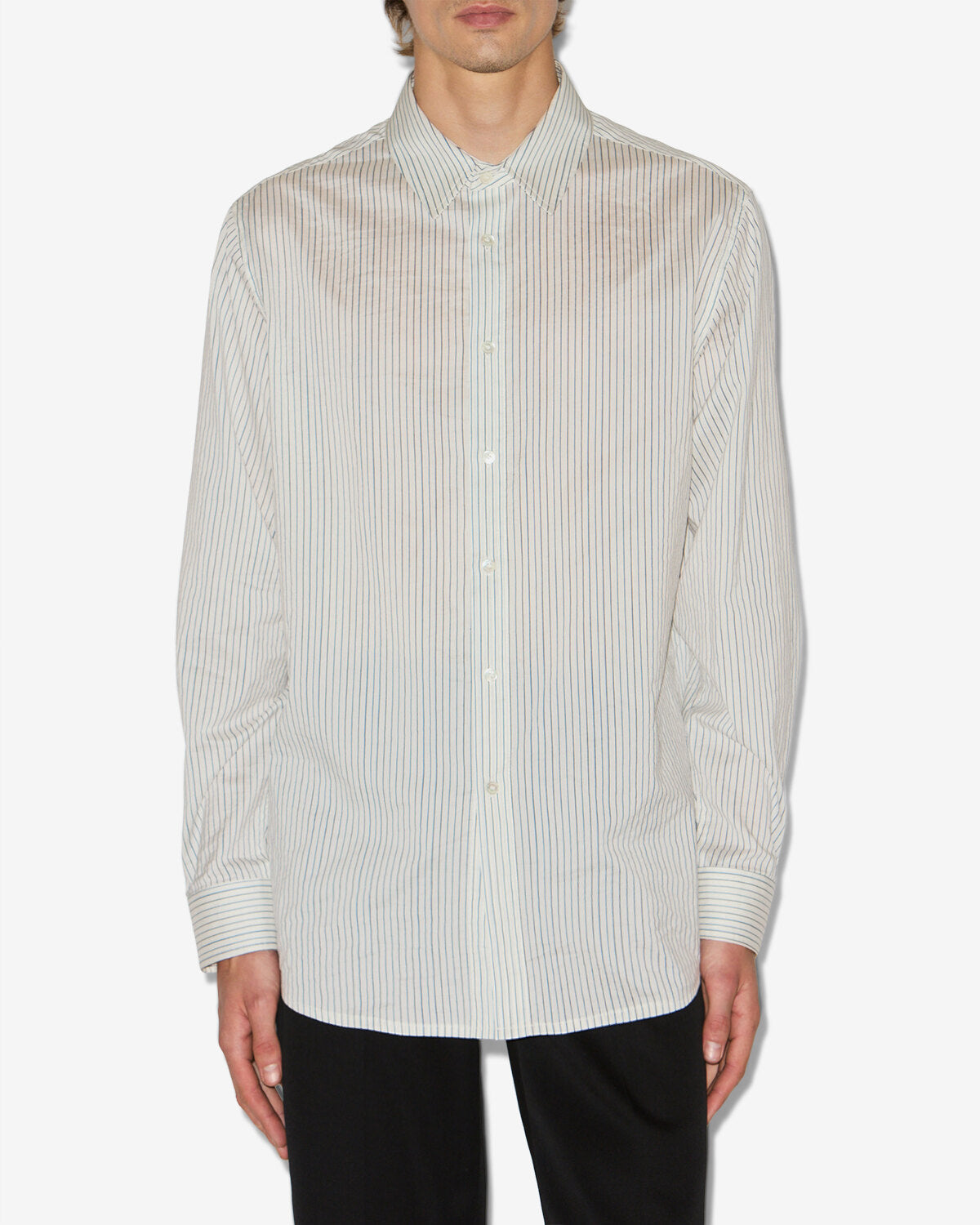 Chemise nathan Man Écru et noir 4