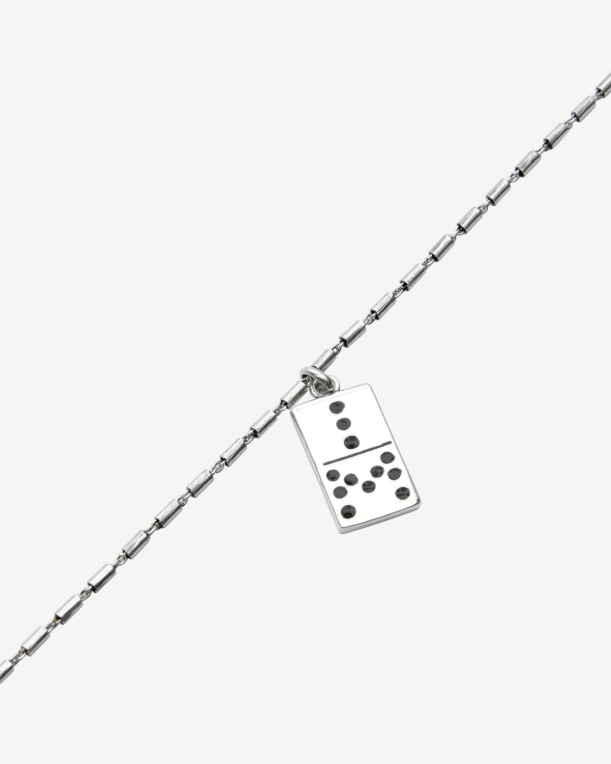 Alby necklace Man Black and silver 2