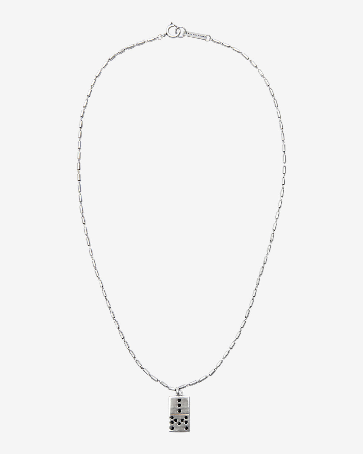 Alby necklace Man Black and silver 3