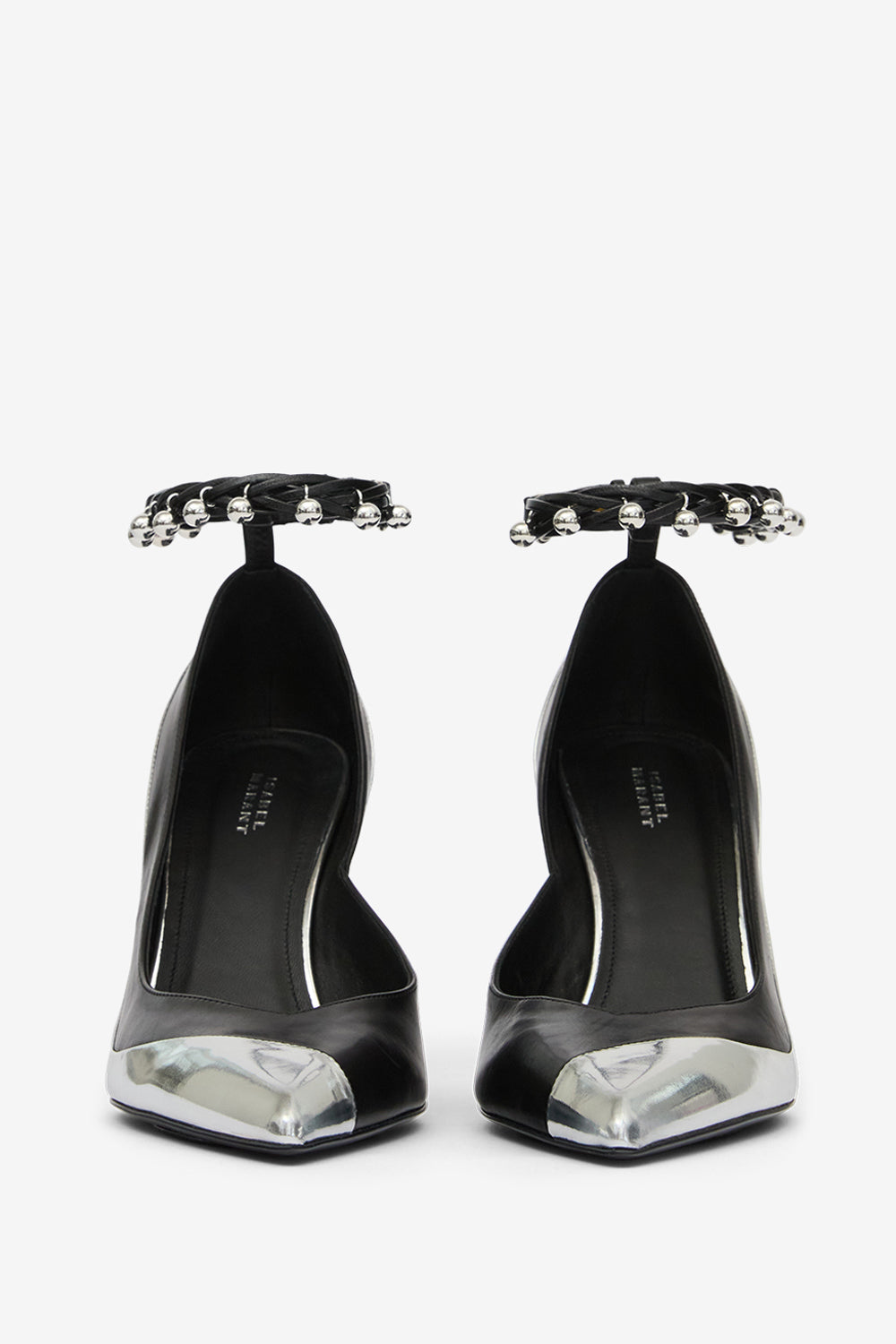 Peleny slingbacks - Silver and black - Woman - 4