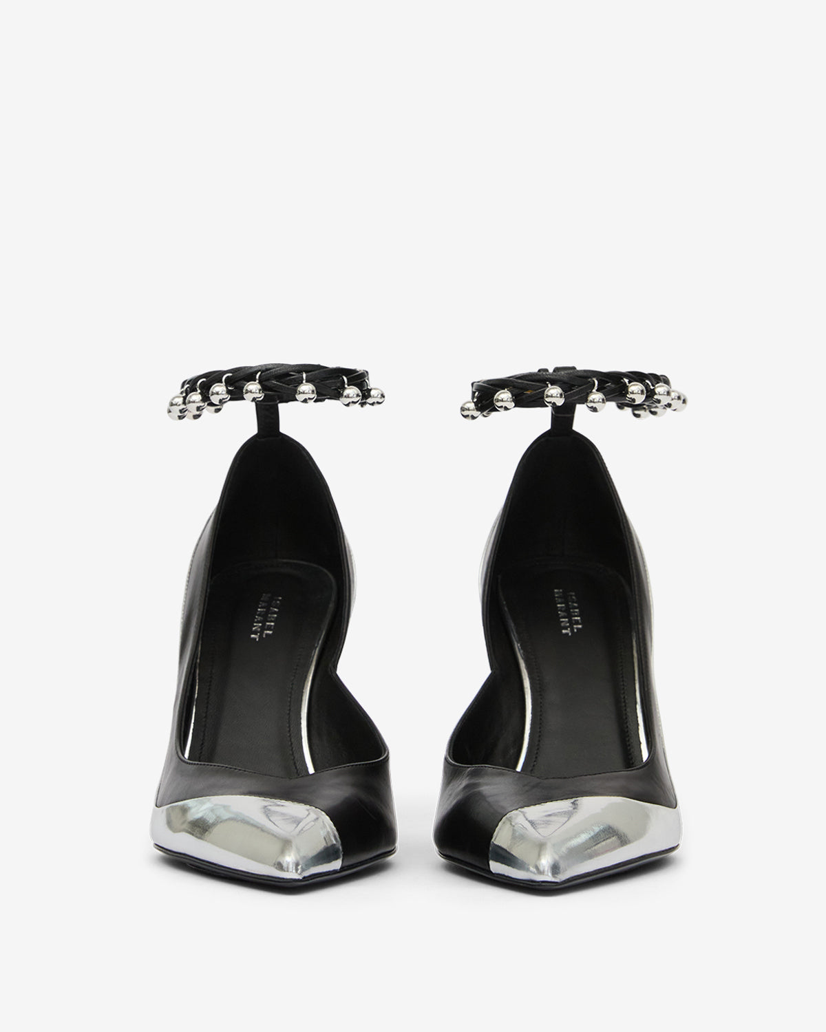 Peleny pumps Woman Silver and black 4