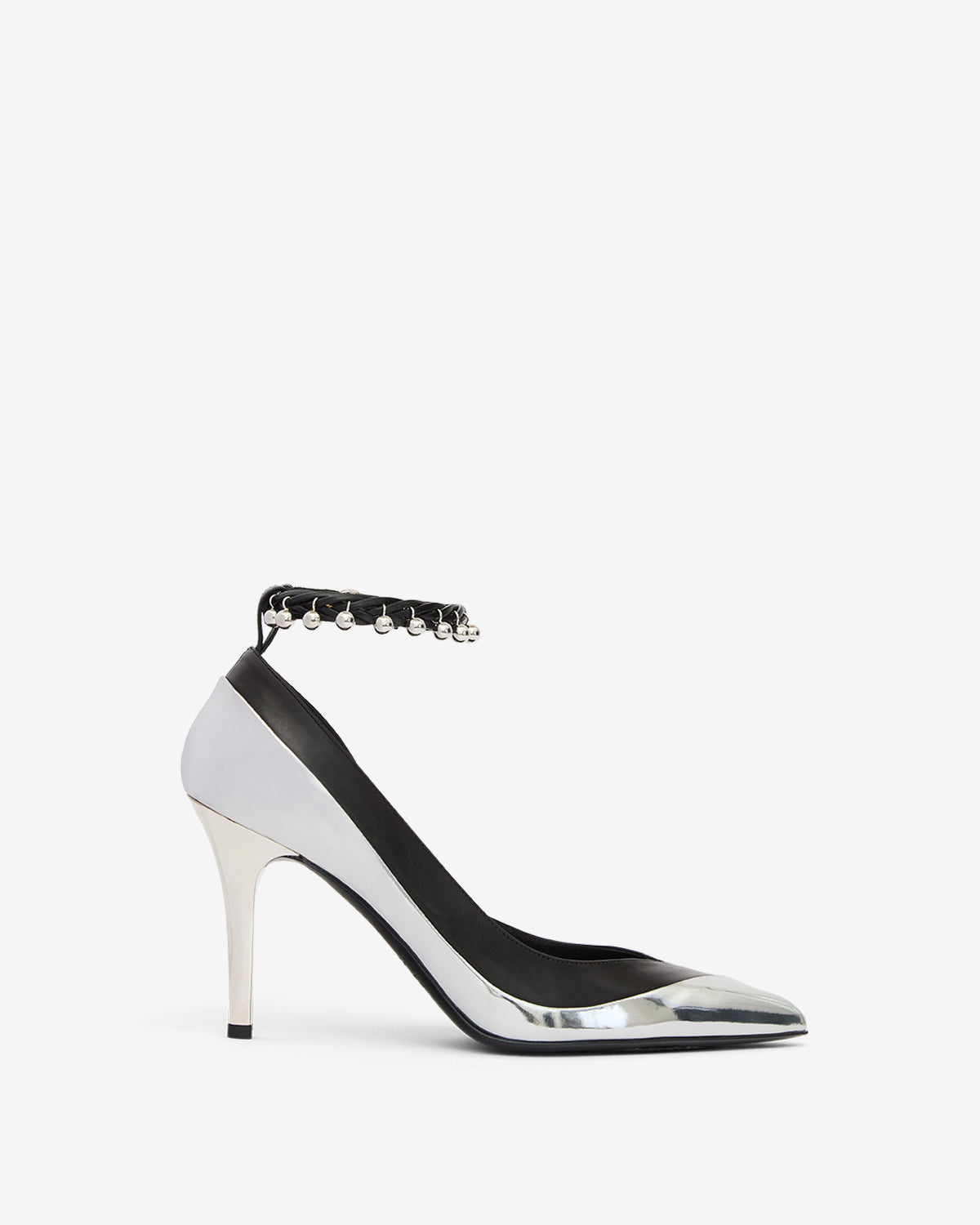 Peleny pumps Woman Silver and black 1