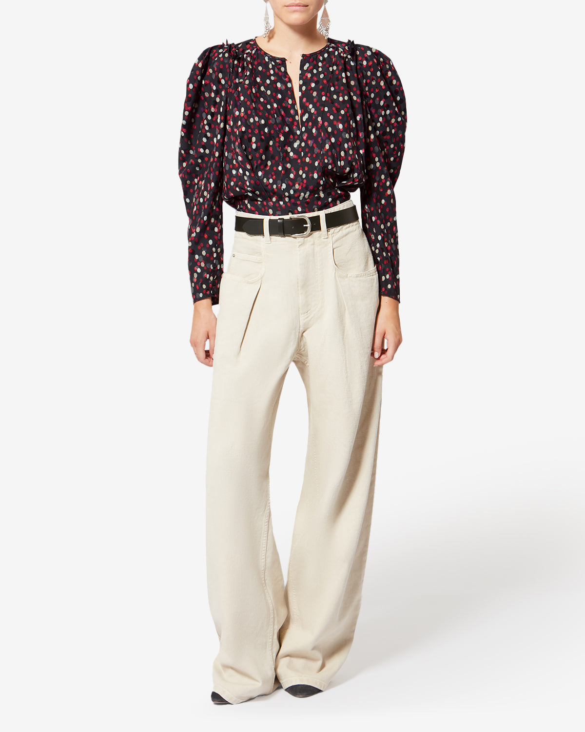 Zarga top Woman Black-red 5