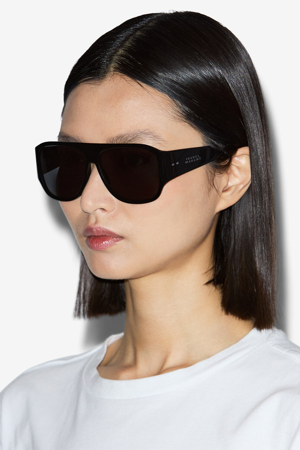 Occhiali da sole a mascherina mikala - Black pall-gray - Woman - 4