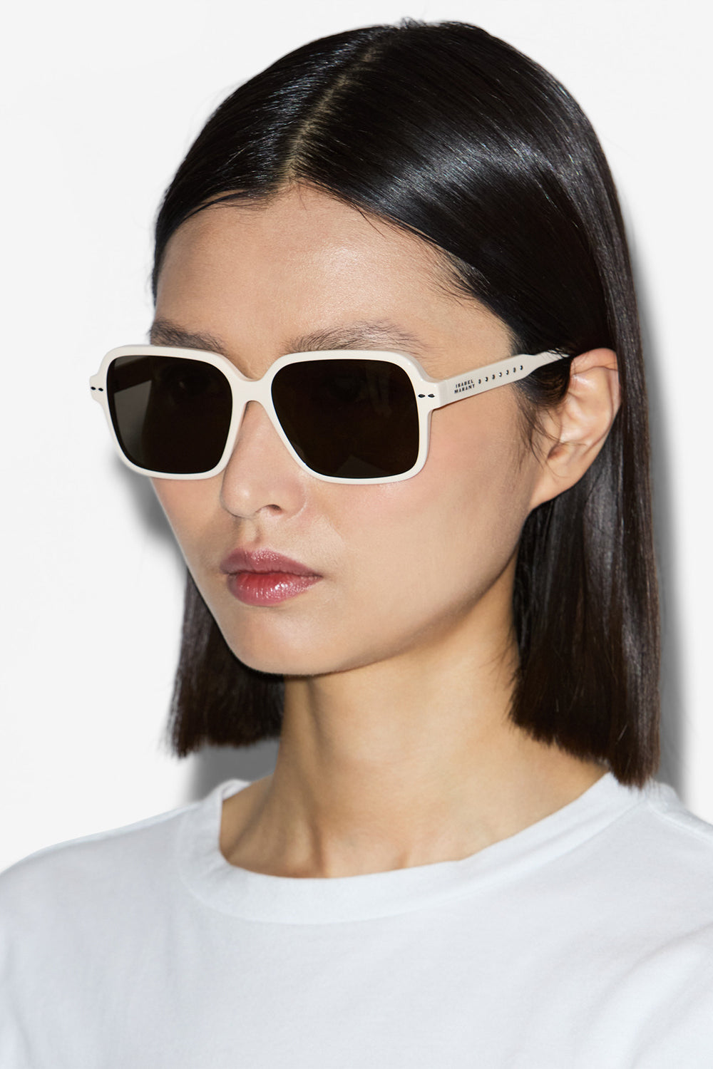 Occhiali da sole quadrati loelia - Beige - grey - Woman - 2