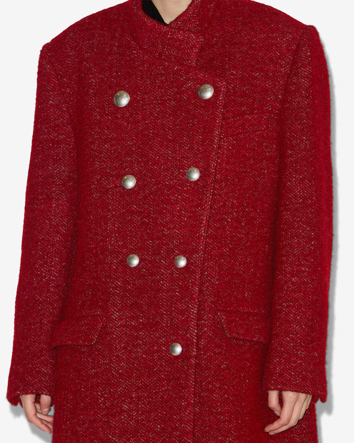 Mantel giusa Woman Deep red 4