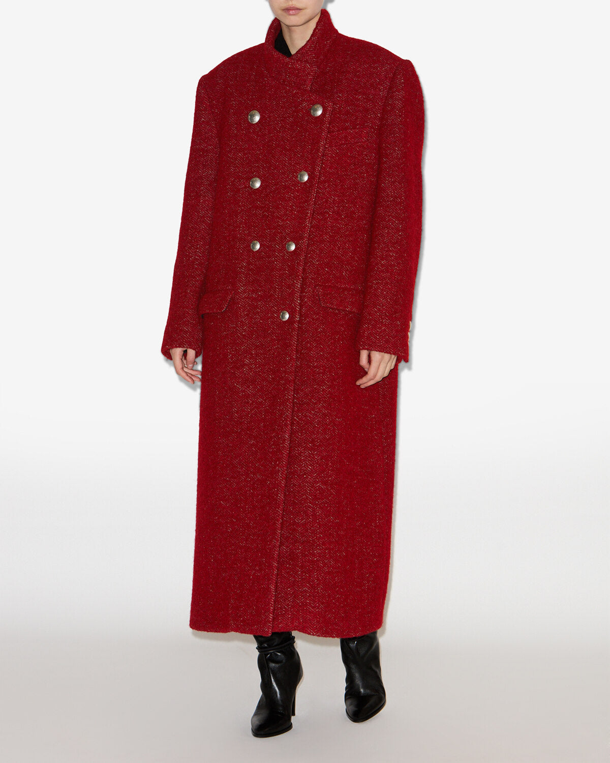 Mantel giusa Woman Deep red 6