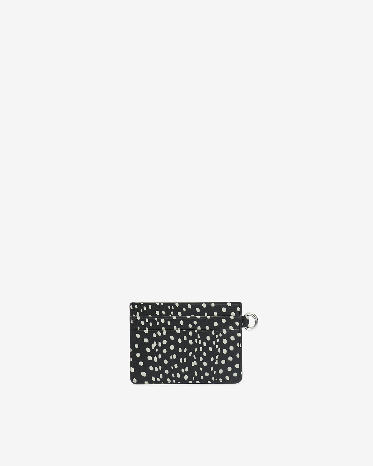 Card holder カードホルダー Woman Black and ecru 2