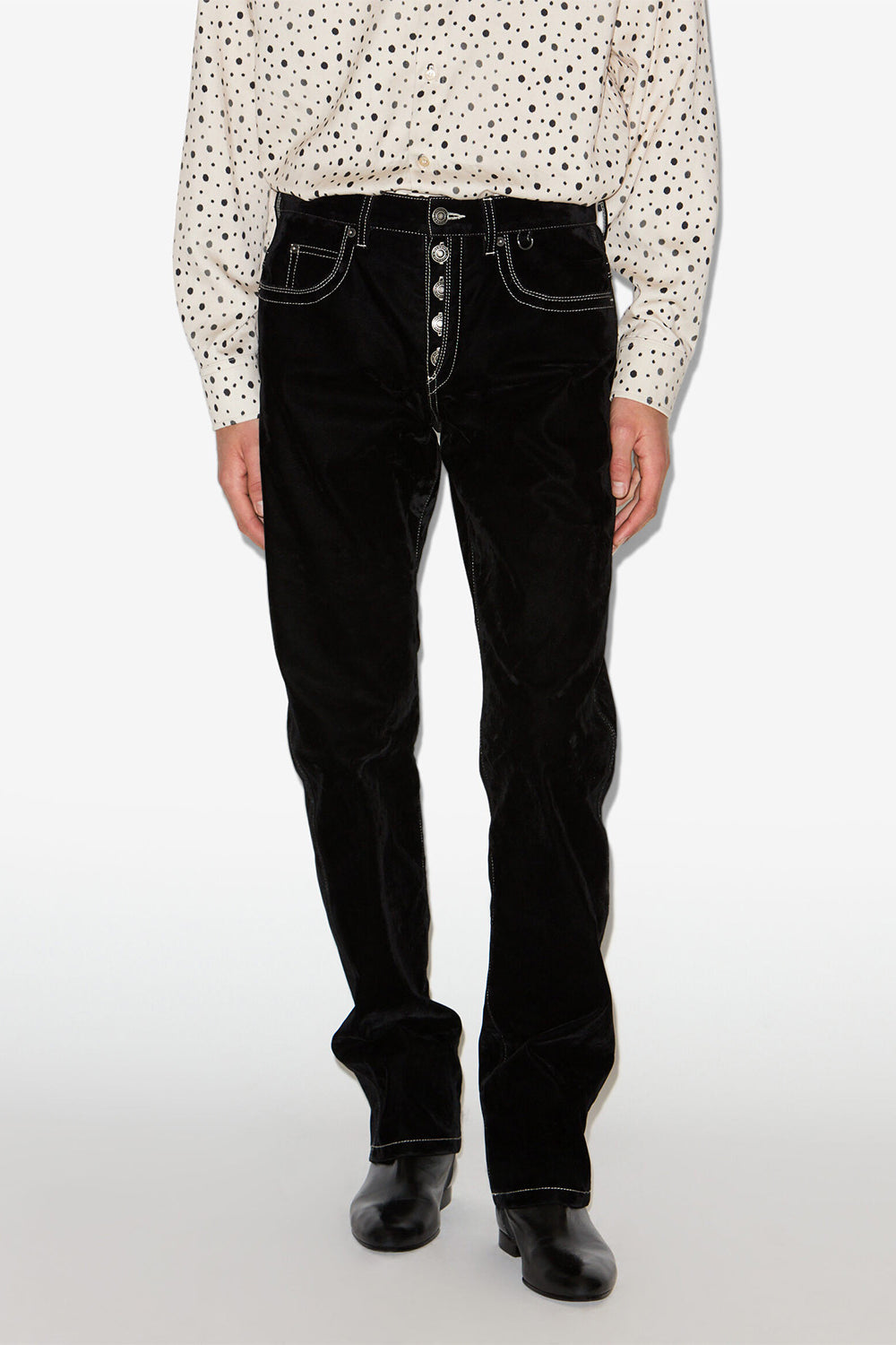 Jean en coton jeffrey - Noir - Man - 4