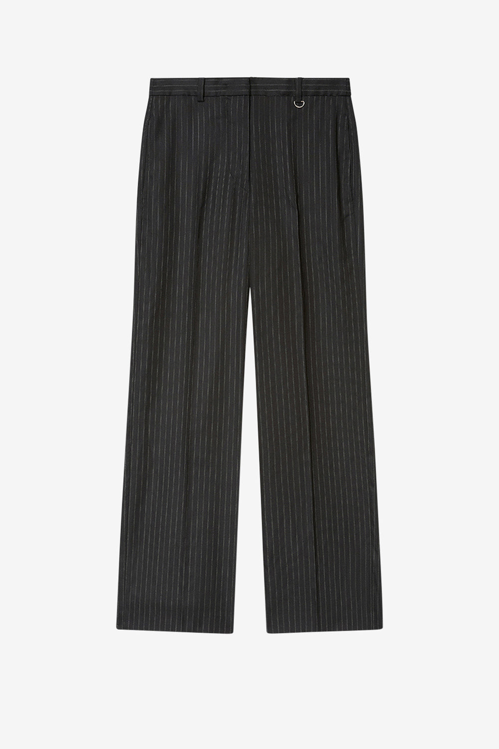 Noanda tennis stripe suit pants - Black - Woman - 1