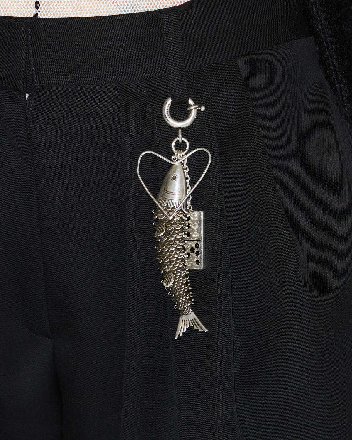 Abby key ring Woman Silver 2