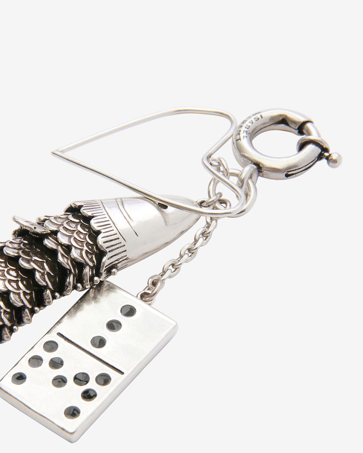 Abby key ring Woman Silver 3
