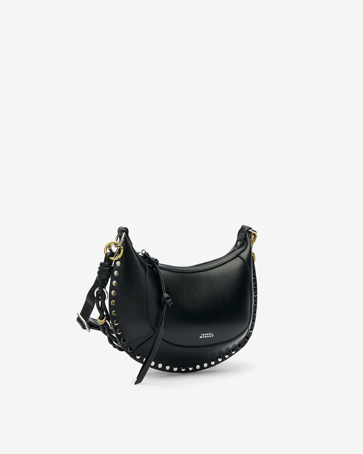 Oskan moon bag Woman Black and silver 4