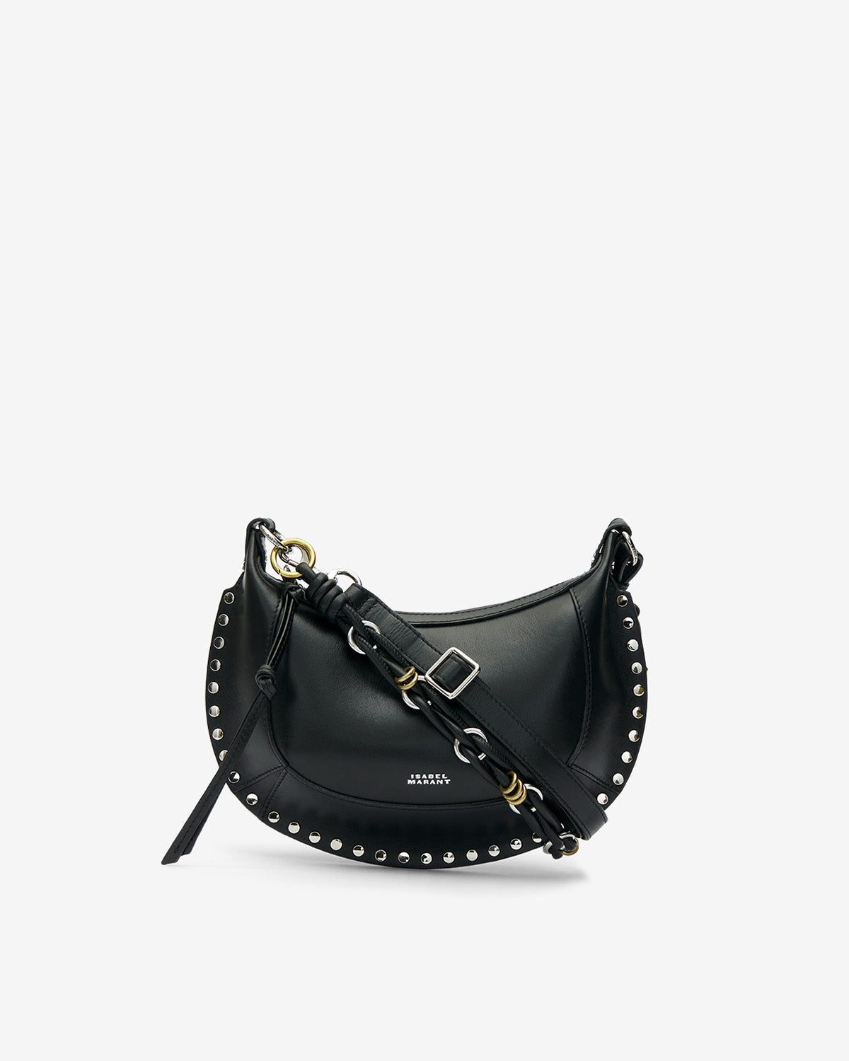 Oskan moon bag Woman Black and silver 1
