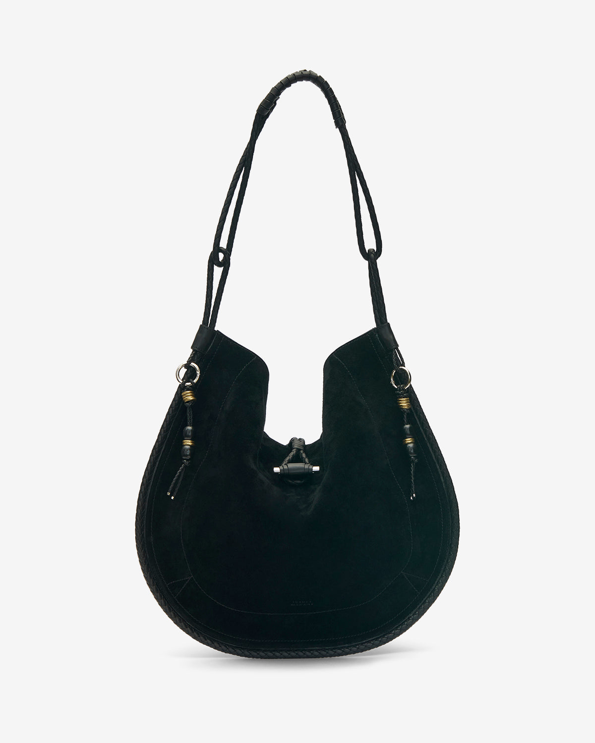 Sac oskan hobo soft Woman Noir et argenté 1