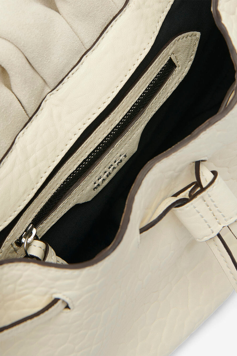 Sac porté épaule bolton en cuir - Beige - Woman - 3