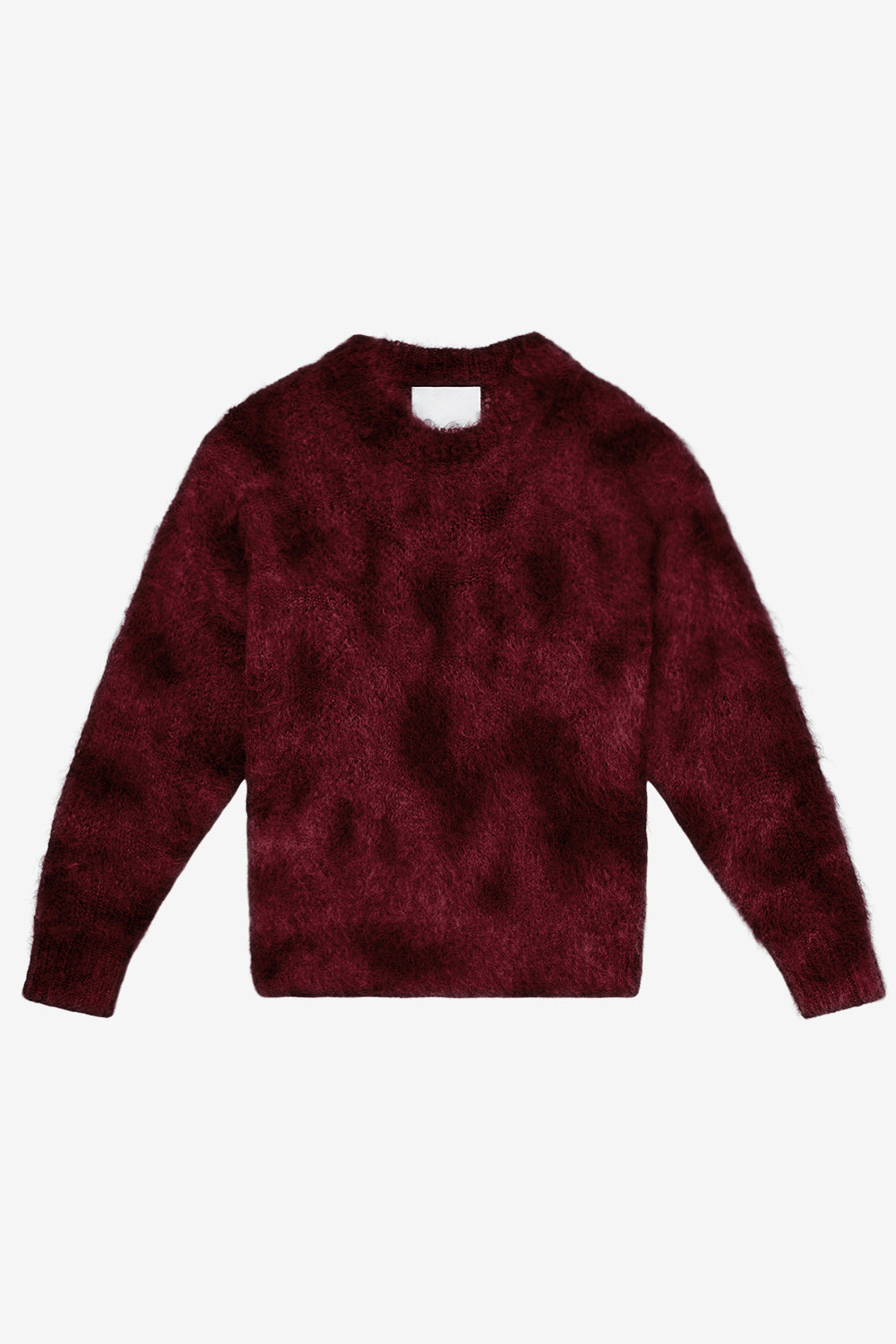 Pull en kid mohair miller - Deep red - Man - 1