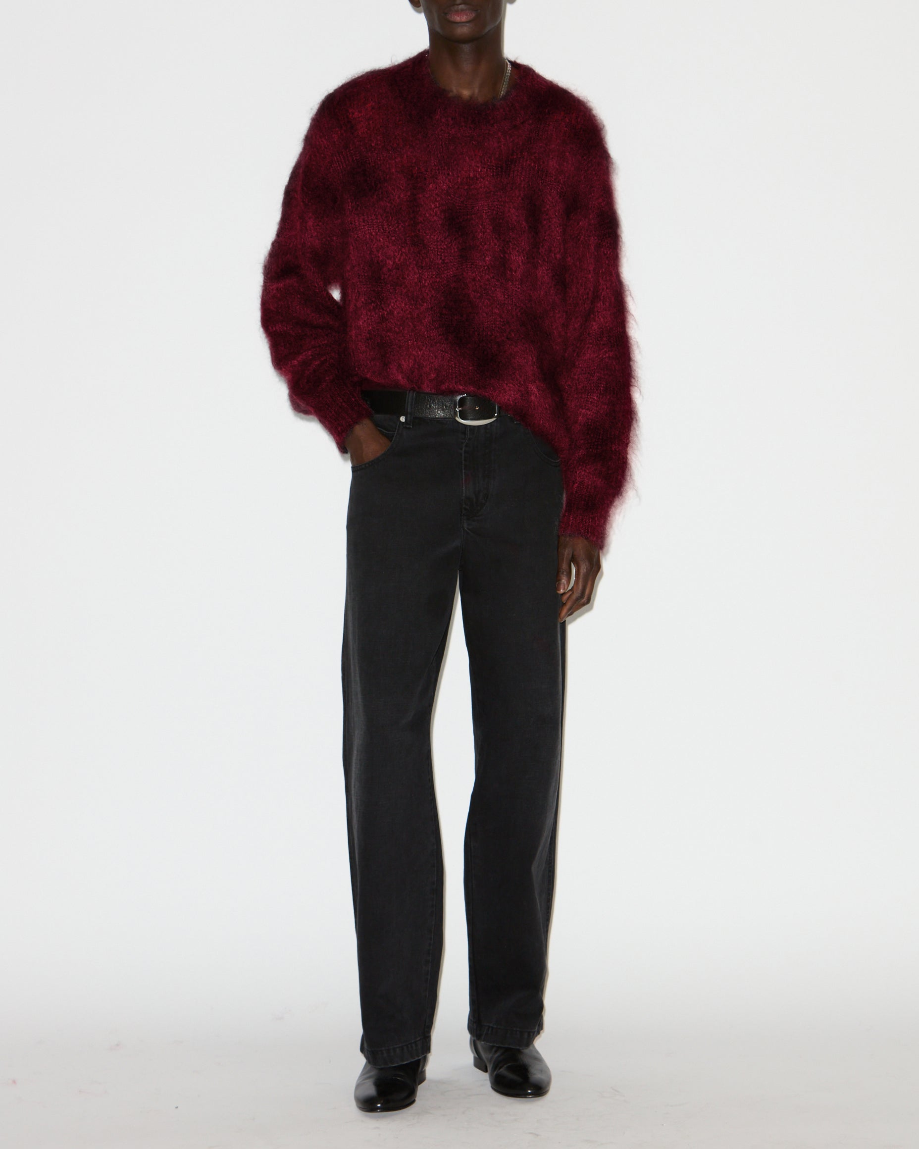 Miller セーター Man Deep red 4