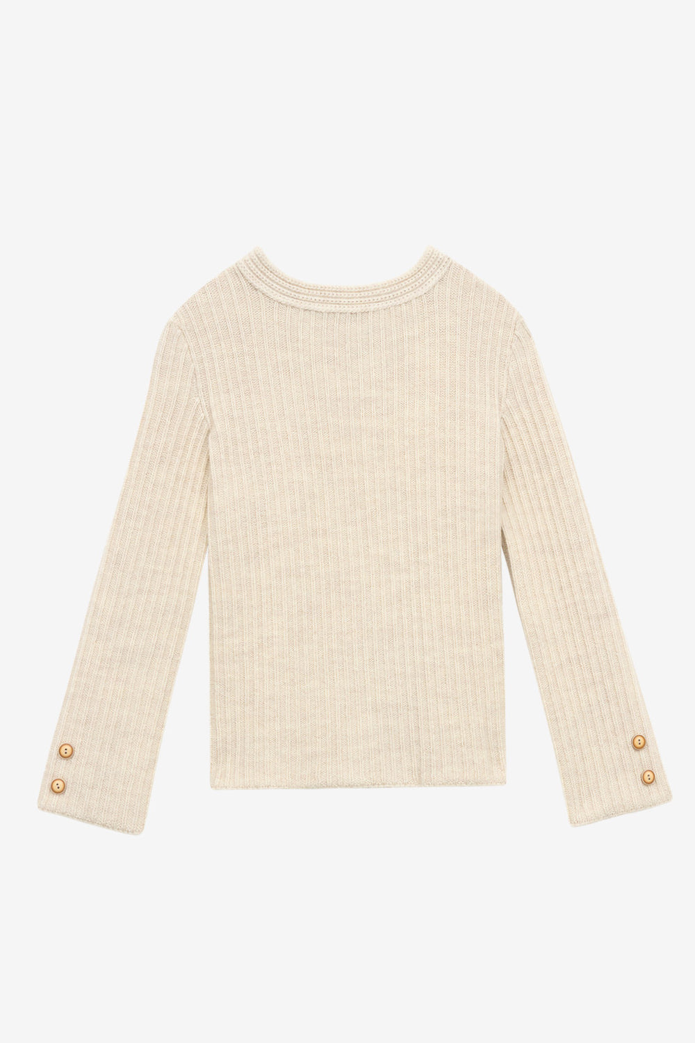 Dixie ribbed knit sweater - Ecru - Woman - 1