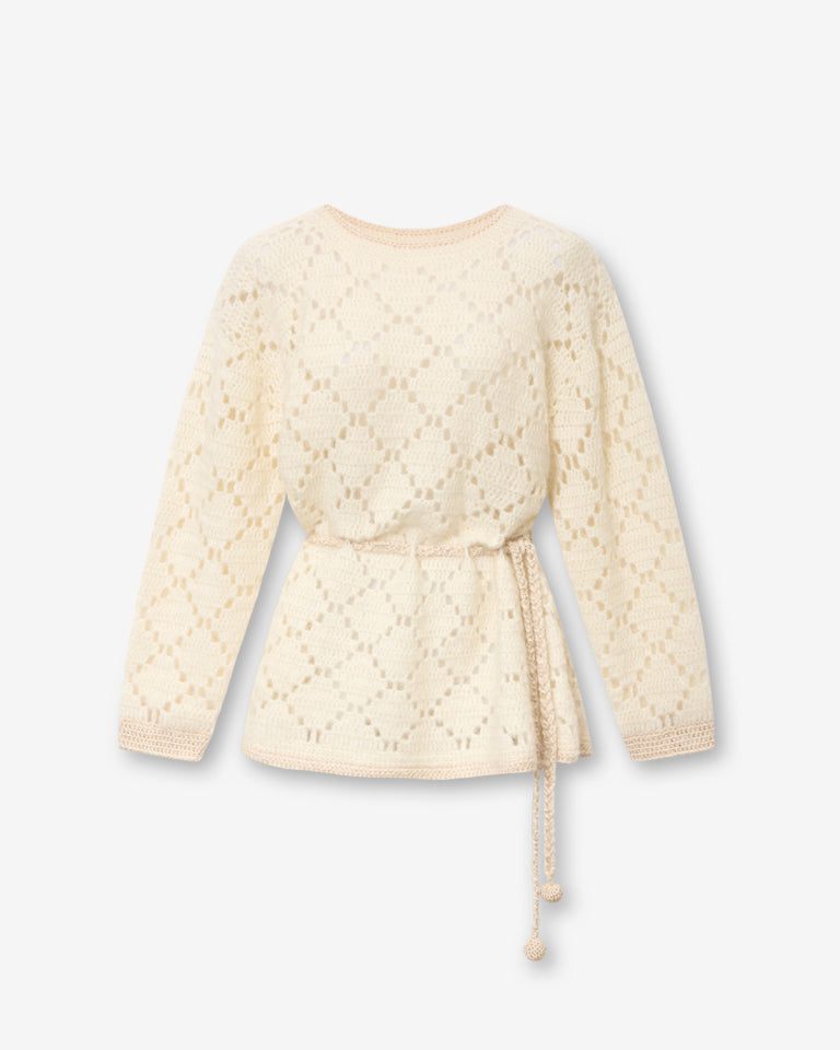 Pullover merida Woman Naturfarben 1