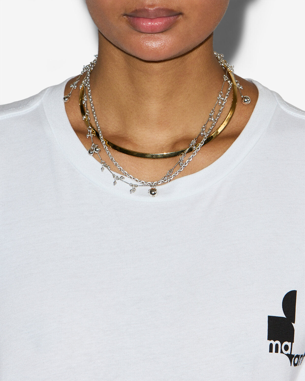 Freya 초커 Woman Silver-gold 1