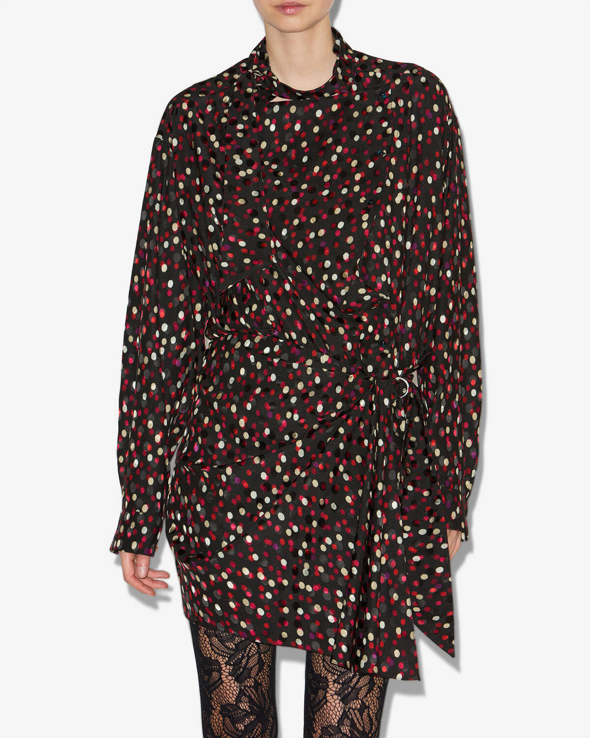 Abito ora Woman Black-red 5
