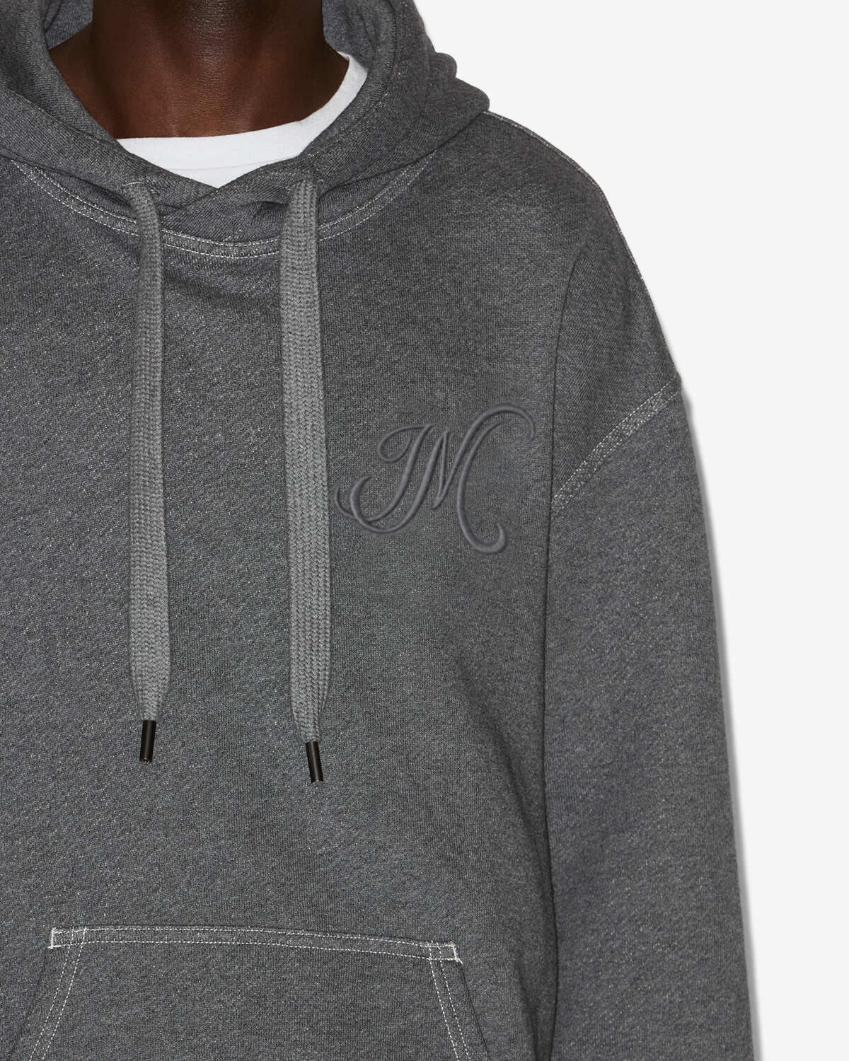 Sweatshirt matte Man Anthracite 4