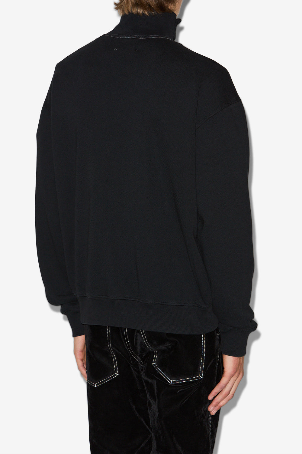 Sweat-shirt marcos  à col camionneur - Noir - Man - 5