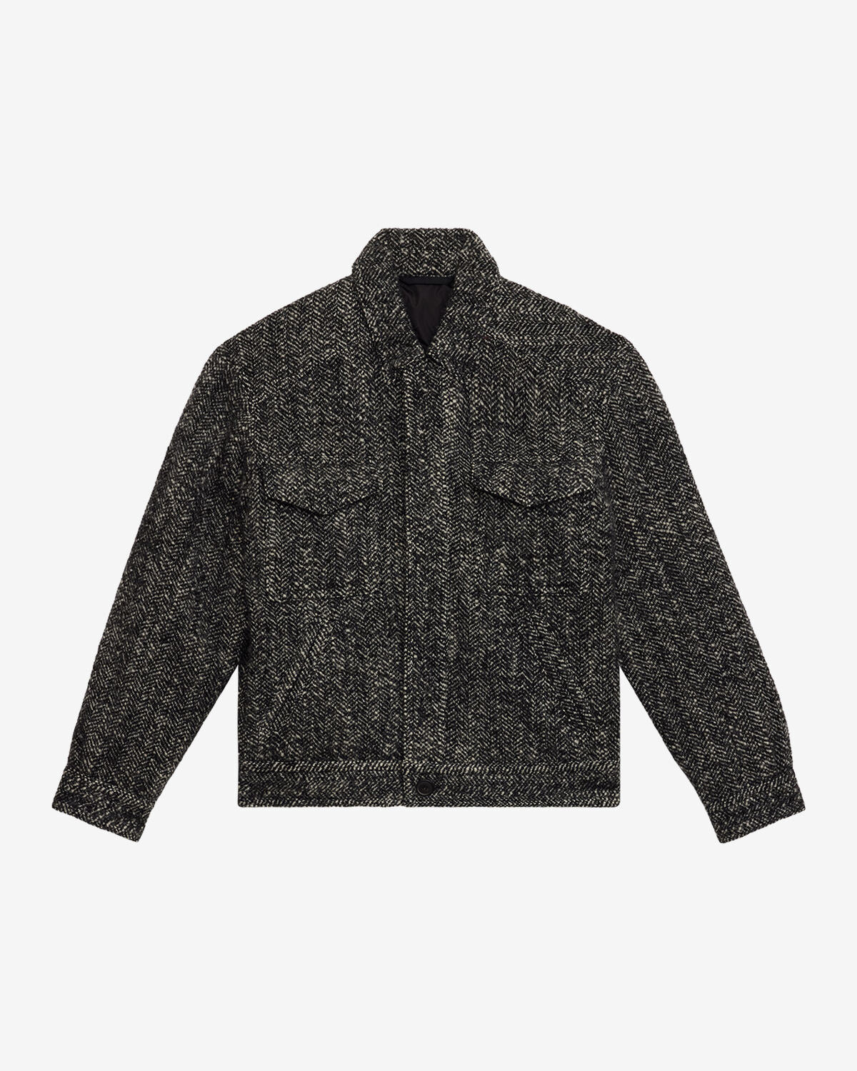 Chaqueta folco Man Black and ecru 1