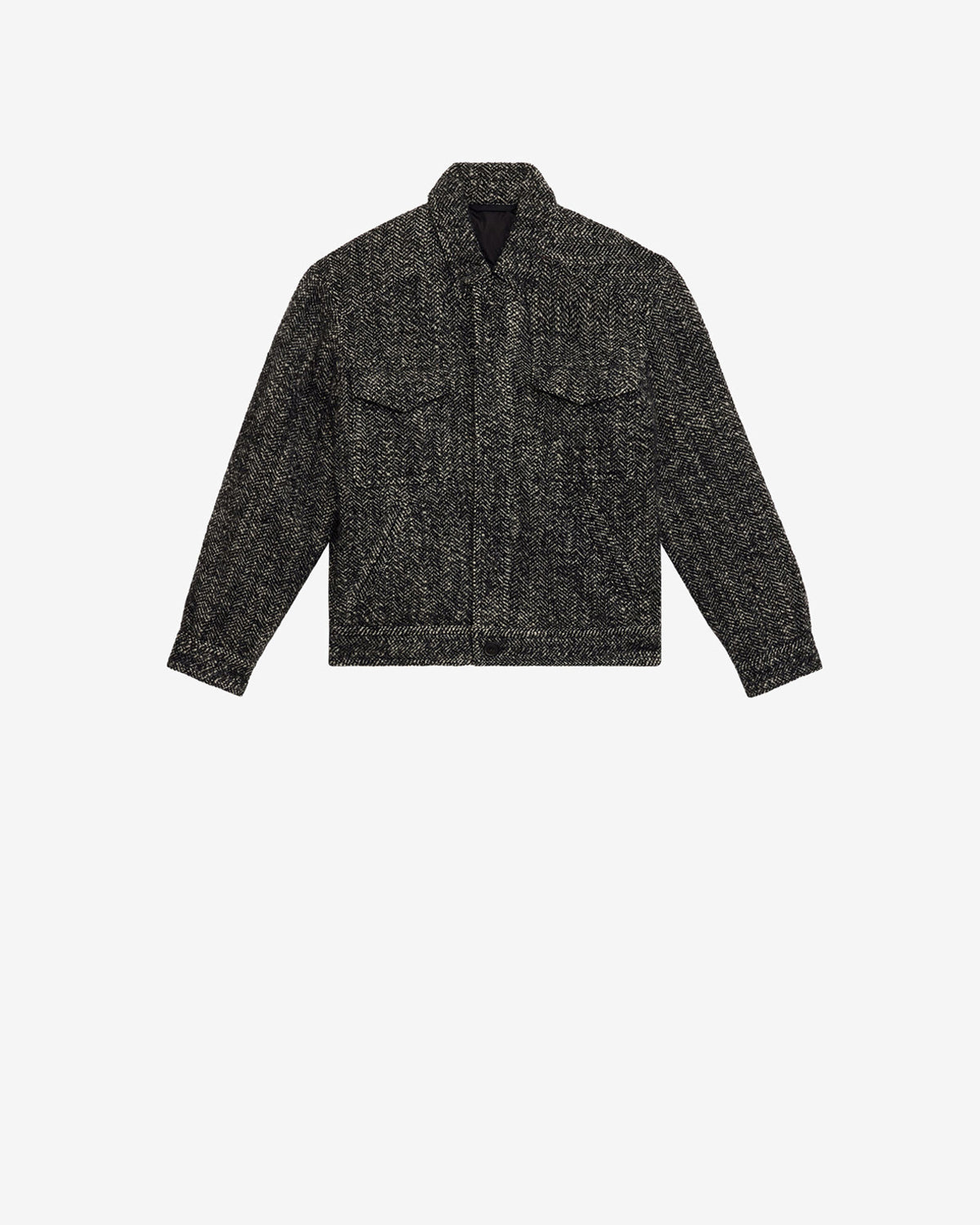 Folco jacket Man Black and ecru 1