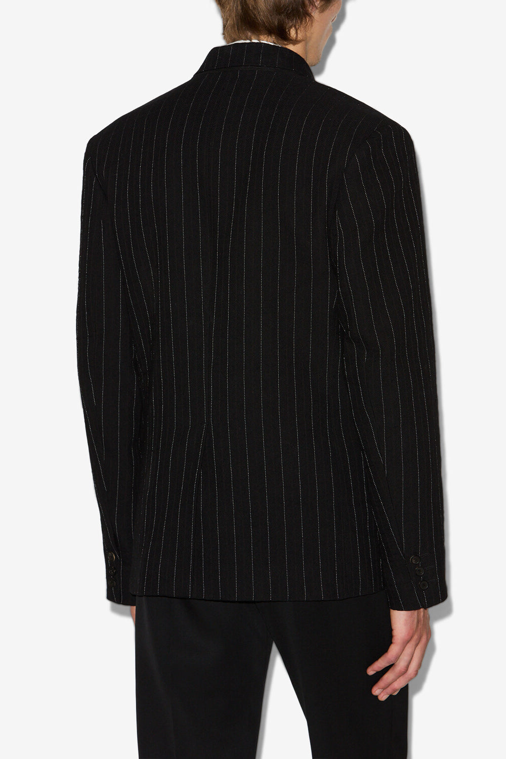 Veste de blazer meddie à rayures tennis - Noir - Man - 4