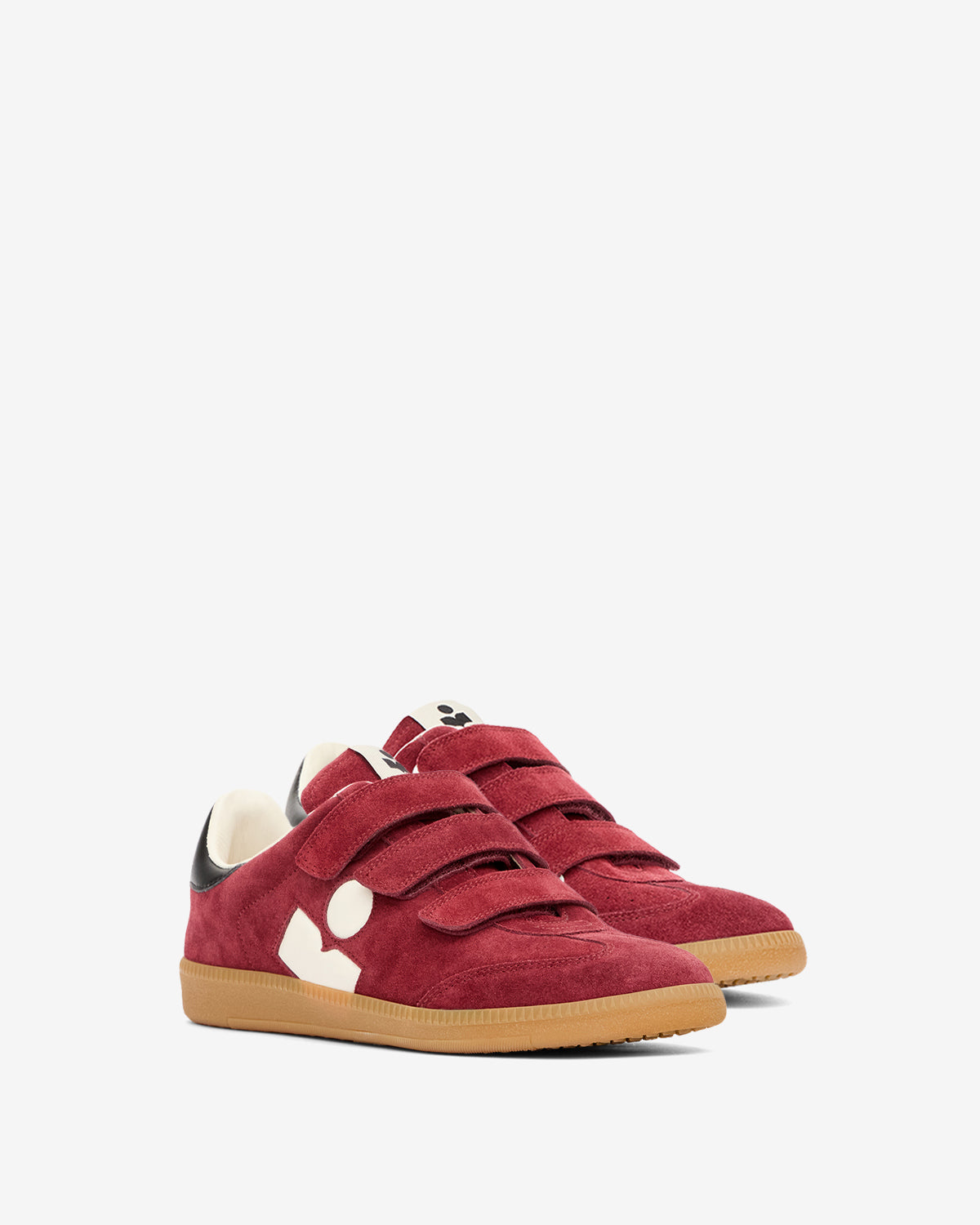 Sneakers beth Woman Burgundy-ecru 4
