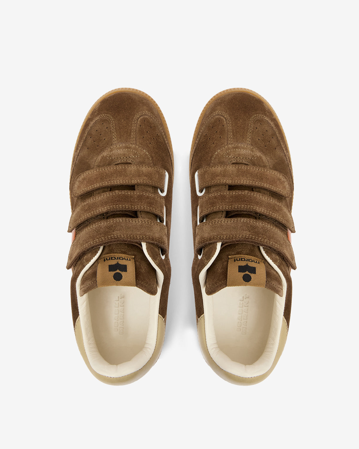 Beth sneakers Woman Khaki-orange 2