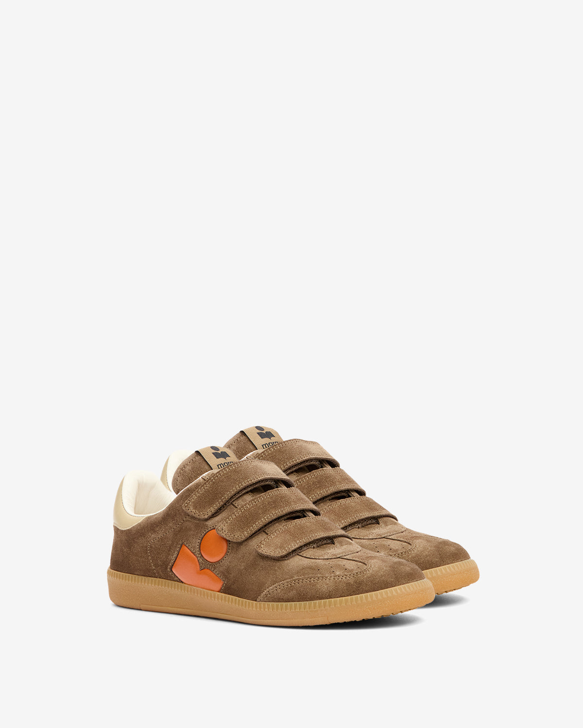 Beth sneakers Woman Khaki-orange 4