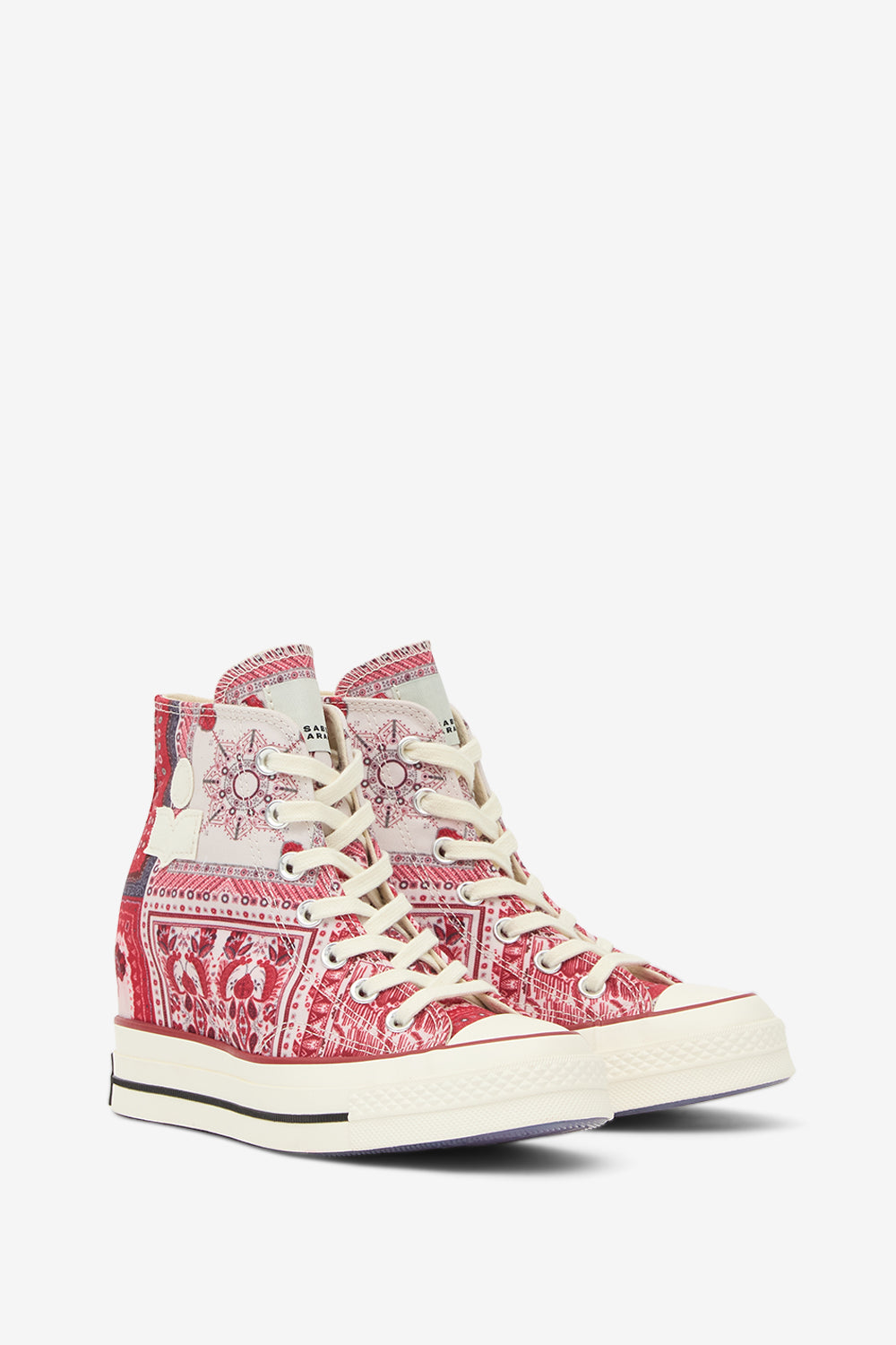 Sneakers chuck wedge  compensées isabel marant x converse - Vanilla/ice/red/black - Woman - 3