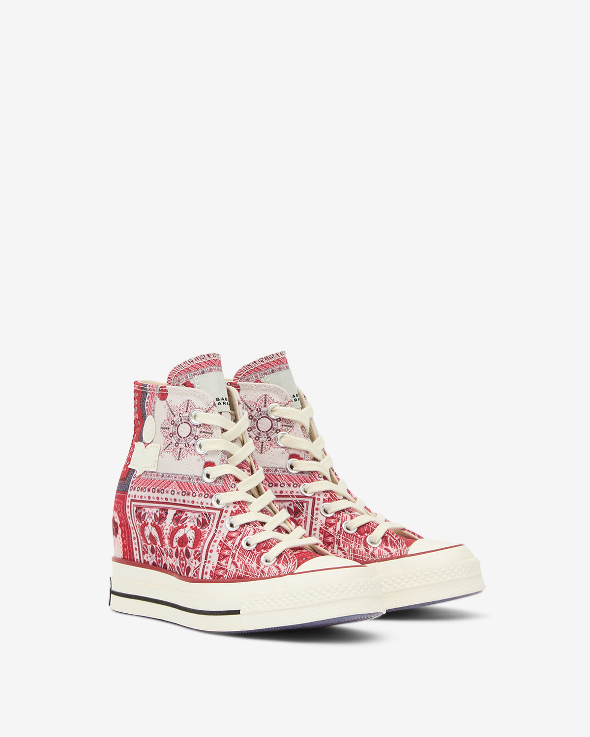 Sneakers chuck wedge rd Woman Vanilla/ice/red/black 4