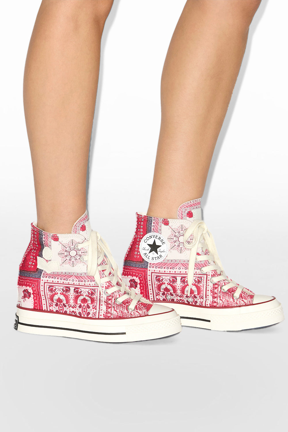 Sneakers chuck wedge  compensées isabel marant x converse - Vanilla/ice/red/black - Woman - 6
