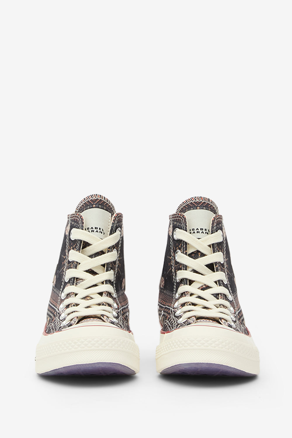 Isabel marant x converse chuck 70 high-top sneakers - Black/vanilla ice/red - Woman - 4