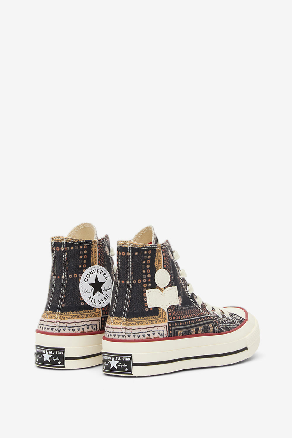Isabel marant x converse chuck 70 high-top sneakers - Black/vanilla ice/red - Woman - 2