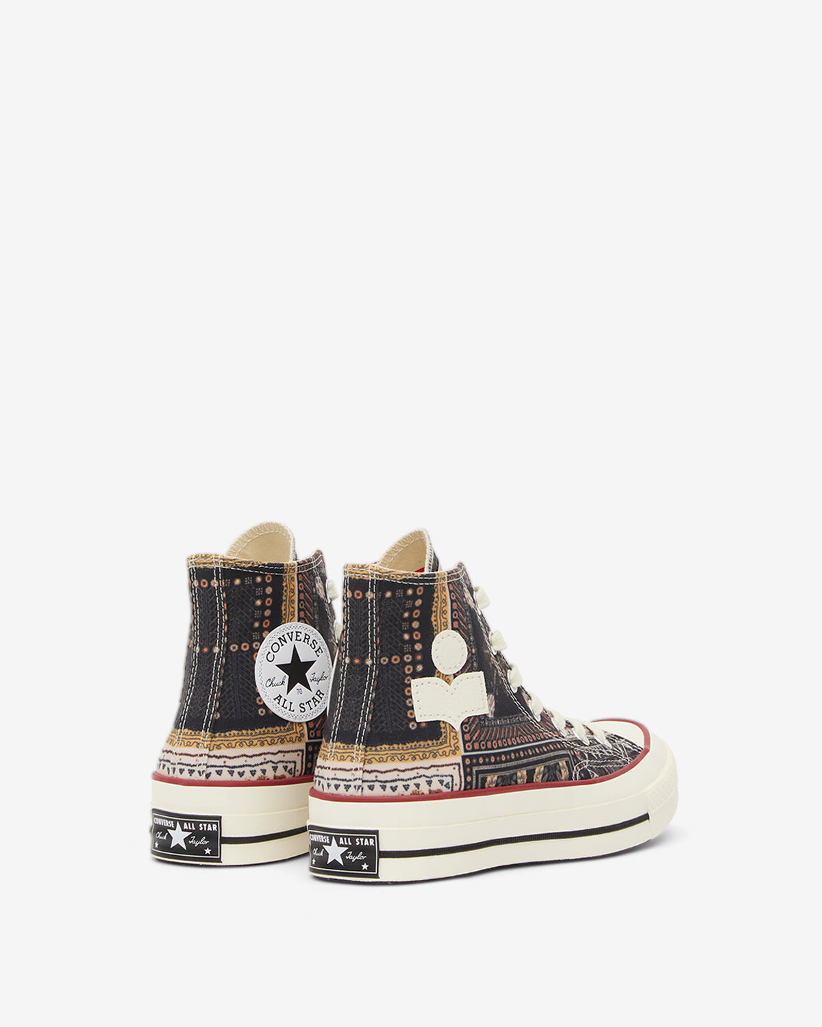 Unisex sneakers chuck 70 hi Woman Black/vanilla ice/red 2