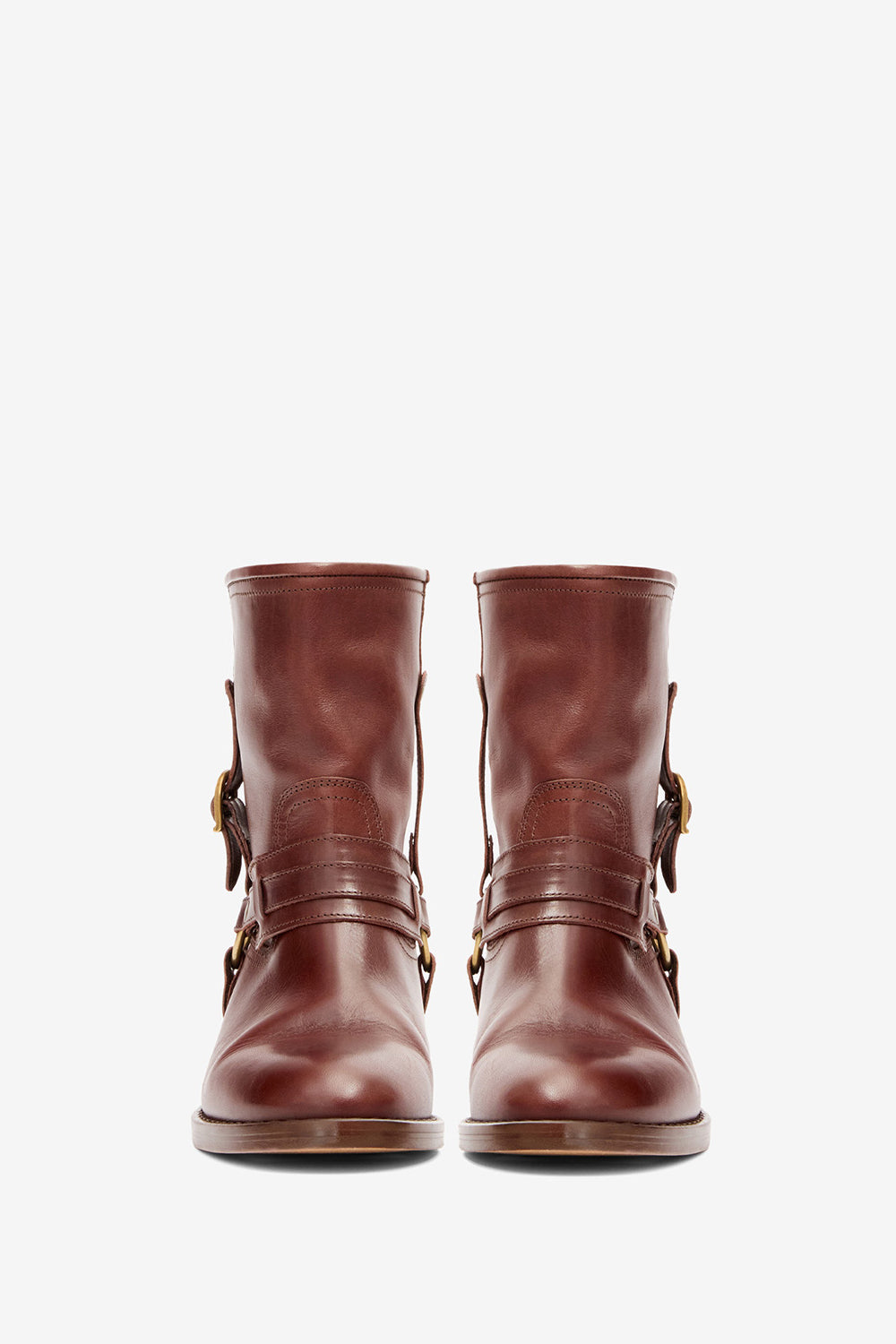 Boots ildred aus kalbsleder - Braun - Woman - 4