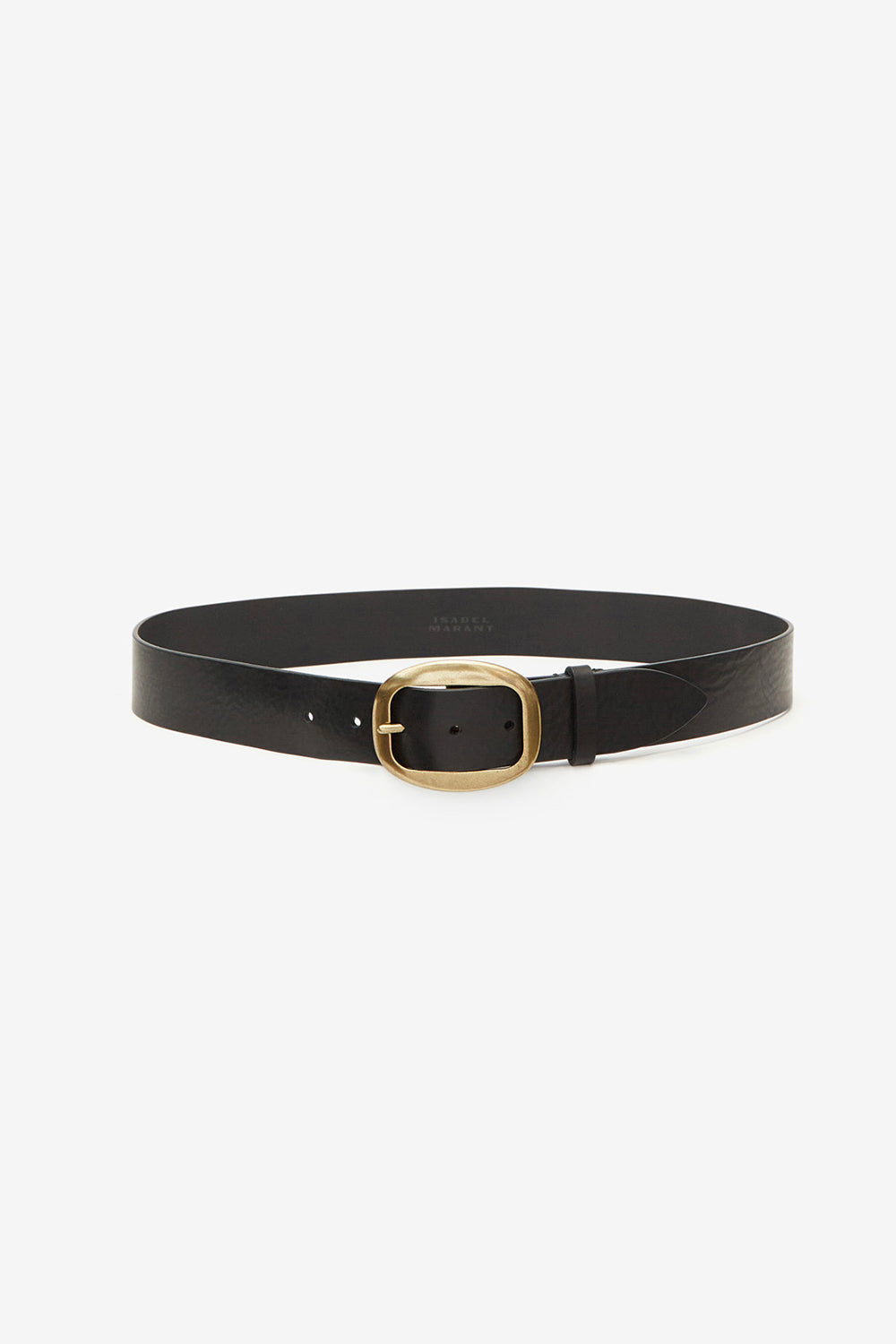 Dara calfskin leather belt - Black - Woman - 1
